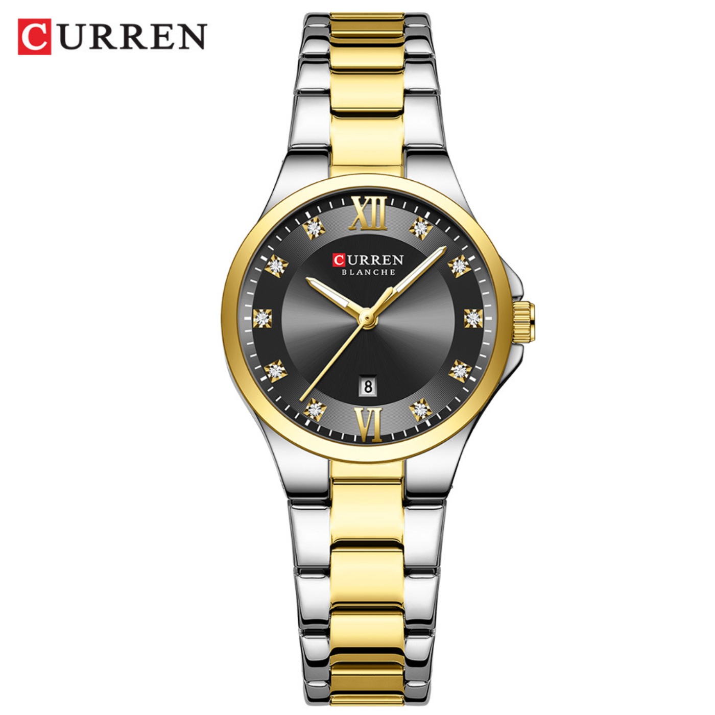 Luxury Watch Hand - CURREN Damen-Luxusmarkenuhren, einfache Quarz-Armbanduhr mit automatischem