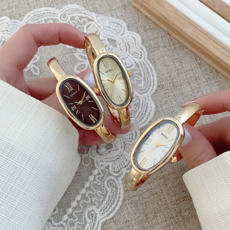 Luxury Watch Brand For Women - Top-Marke Damen Ovale Römische Ziffernblatt Quarzuhr