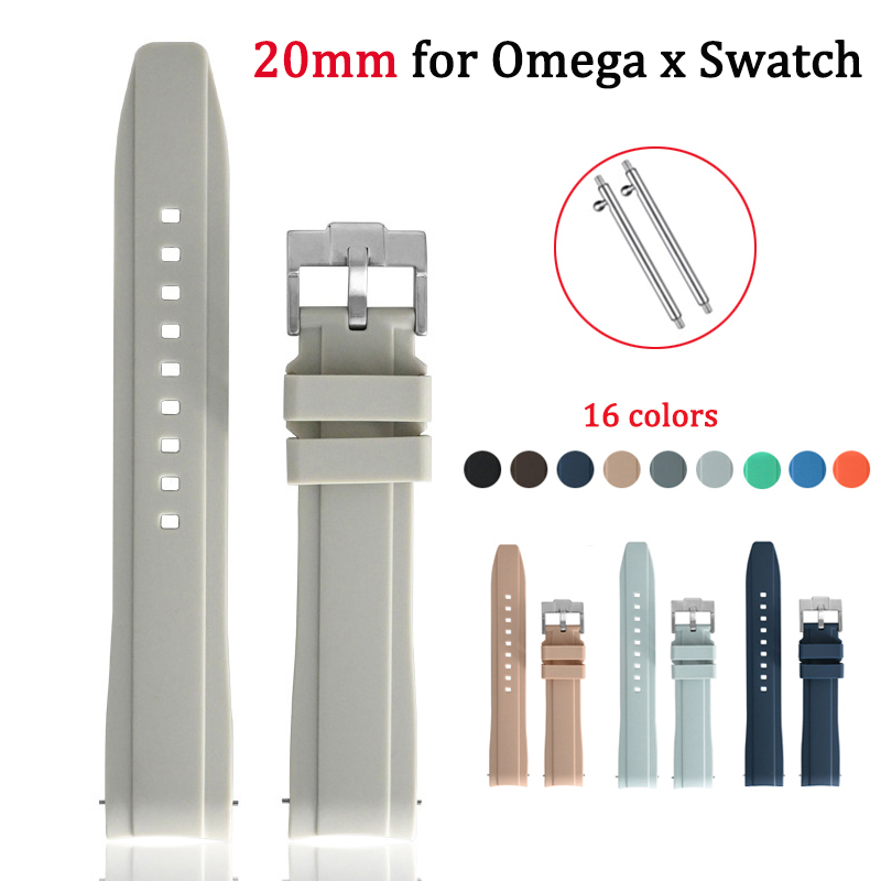 Luxury Watch Omega - Neues gebogenes Kautschukarmband für Omega x