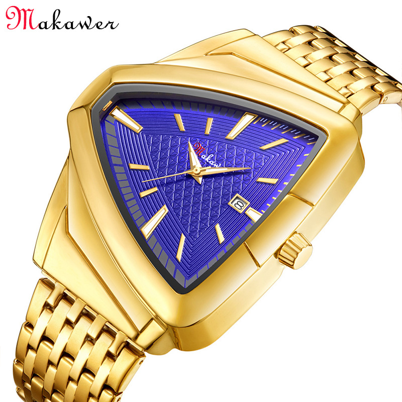 Watch Triangle Luxury - 2025, neue Dreieck-Herrenuhr, großes Zifferblatt, Quarz-Herrenuhr,