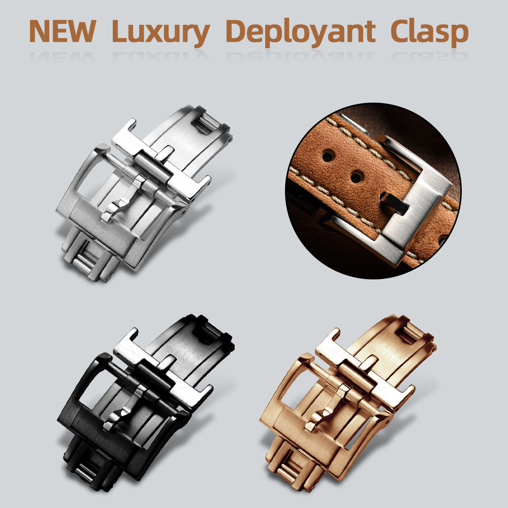 Luxury Watch Name - NEUER luxuriöser Faltschließe-Verschluss 16mm 18mm 20mm