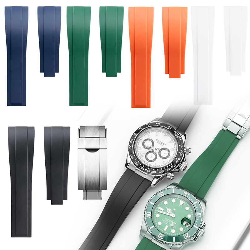 Luxury Watch Omega - 20mm 21mm 22mm Silikon-Gummi-Uhrenarmband für Rolex