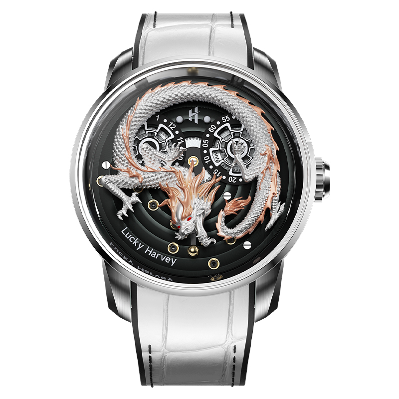 Luxury Watch In China - Lucky Harvey Luxus China Dragon Uhr