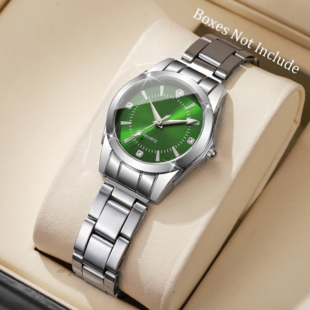 Luxury Watch Travel Case - Luxus Strass Frauen Uhren Casual Quarz