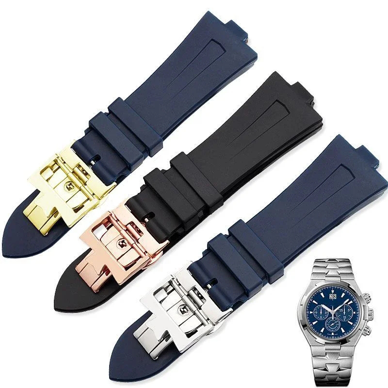 Luxury Watch Constantine - Gummi-Silikon-Uhrenarmband für Vacheron Constantin Overseas VC