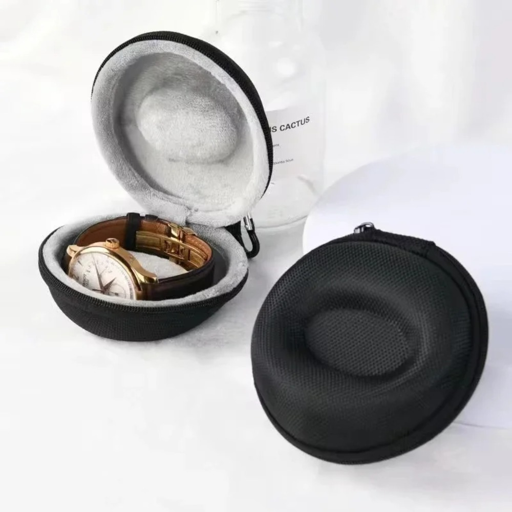 Luxury Watch Travel Case - 1/2-teilige Uhrenaufbewahrungsbox, tragbarer EVA-Einzeluhren-Reisekoffer, Uhrenaufbewahrungs- und
