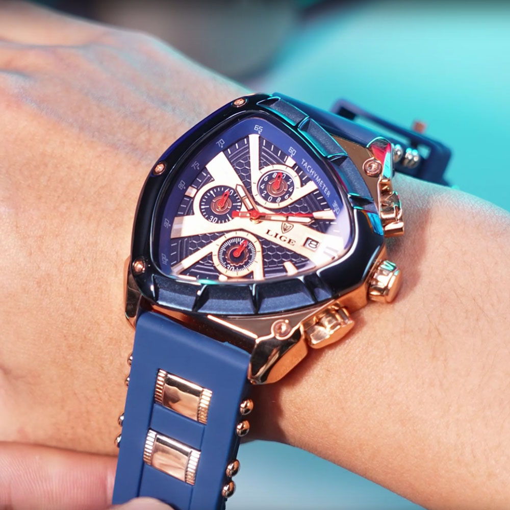 LIGE Modische Herrenuhr Dreiec – Watch Triangle Luxury Bewertung und Preis