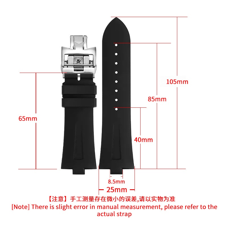 Silikon-Gummi-Uhrenarmband für – Luxury Watch Constantine Bewertung und Preis