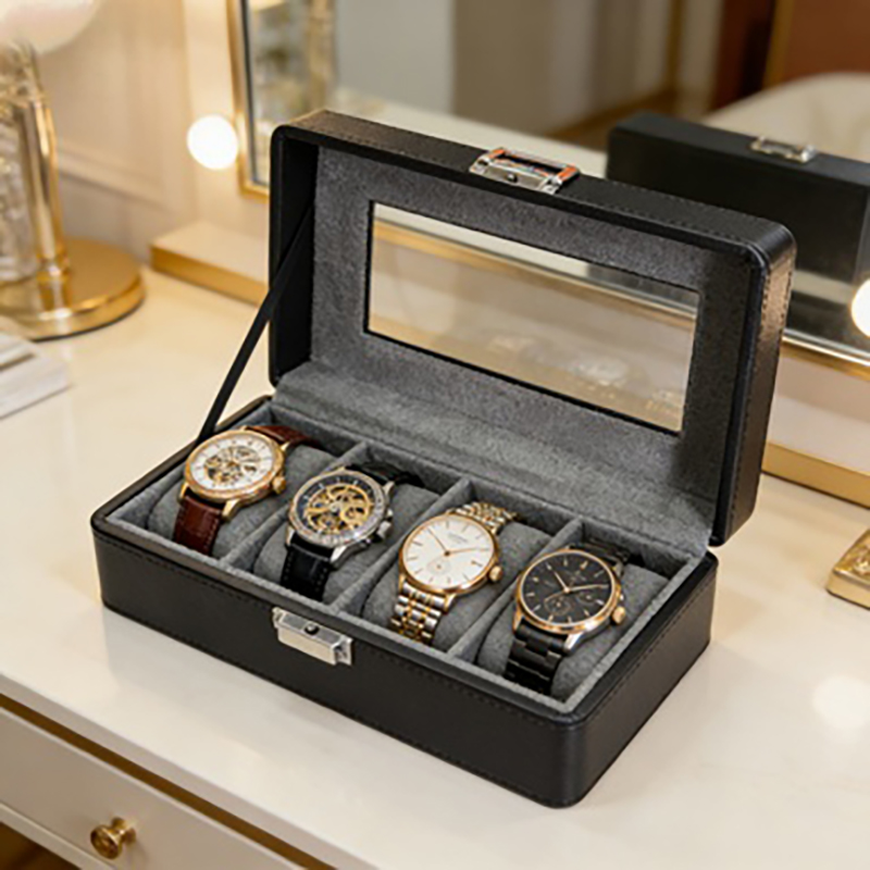 1 Stück 4-Fach Uhrenbox, staub – Luxury Watch Travel Case Bewertung und Preis