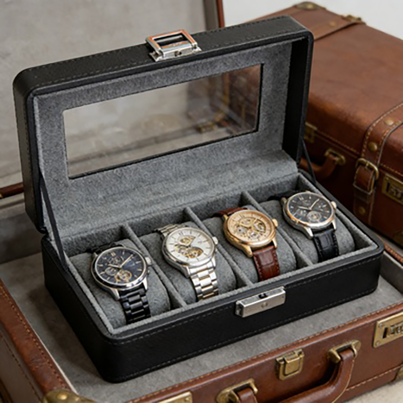1 Stück 4-Fach Uhrenbox, staub – Luxury Watch Travel Case Bewertung und Preis