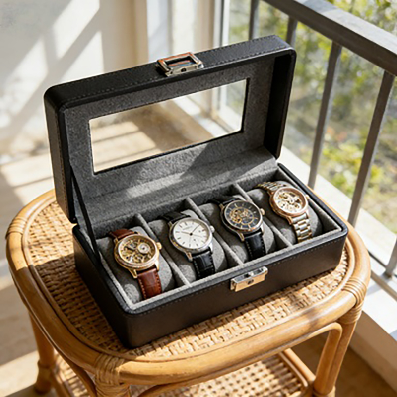 1 Stück 4-Fach Uhrenbox, staub – Luxury Watch Travel Case Bewertung und Preis