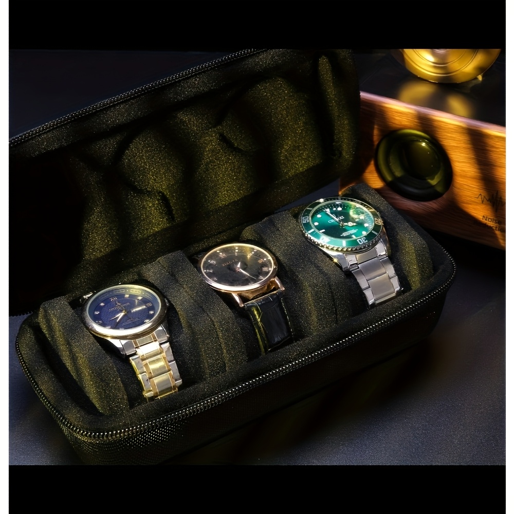 1/2 PC Luxuriöses 3-Fach Uhren – Luxury Watch Travel Case Bewertung und Preis