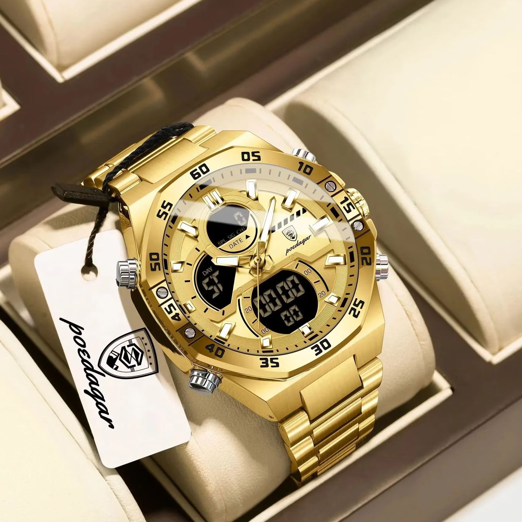 POEDAGAR Sport Quarz Herren Ar – Minute Repeater Watch Bewertung und Preis