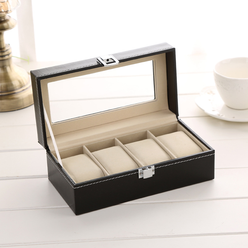 DELESYS 4-Positionen-PU-Uhrenb – Luxury Watch Travel Case Bewertung und Preis