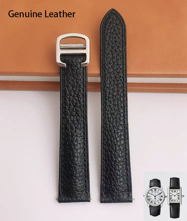 Echtleder-Uhrenarmband, geeign – Cartier Watch Santos Bewertung und Preis
