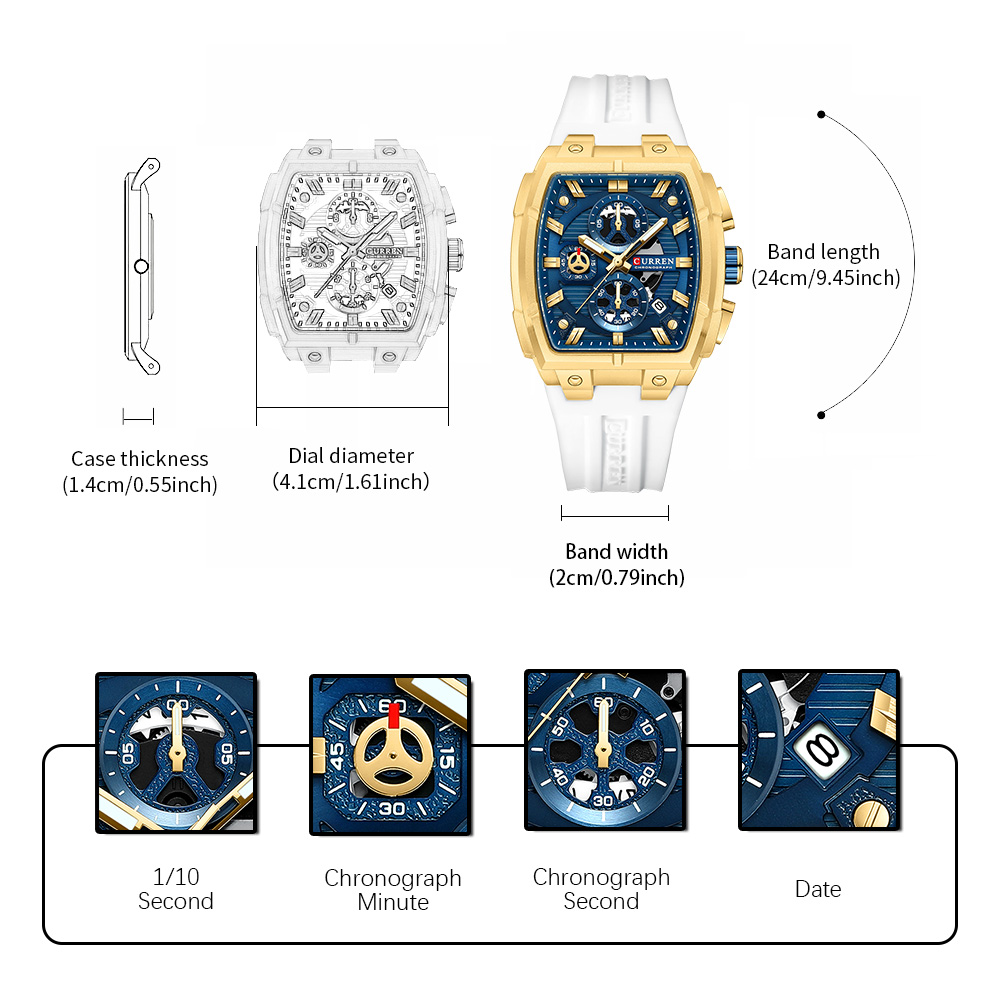 CURREN Luxus-Vintage-Uhr für H – Luxury Watch Hand Bewertung und Preis