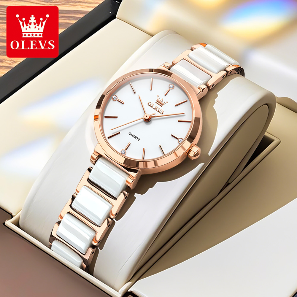 OLEVS Damenuhr 5877, luxuriöse – Luxury Watch Hand Bewertung und Preis