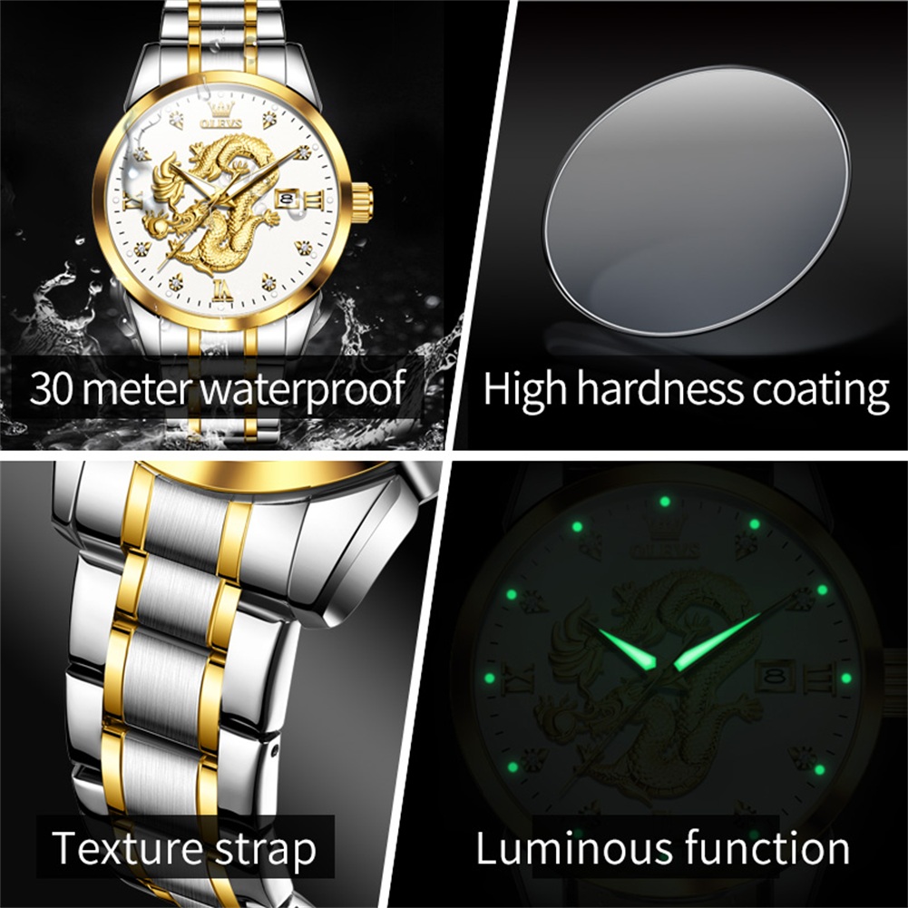 OLEVS Mode China Loong Dragon  – Luxury Watch In China Bewertung und Preis