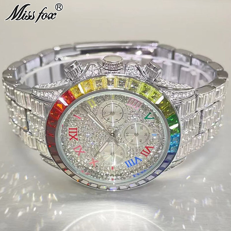 Missfox Luxus gefrorene Uhr fü – Luxury Watch Name Bewertung und Preis