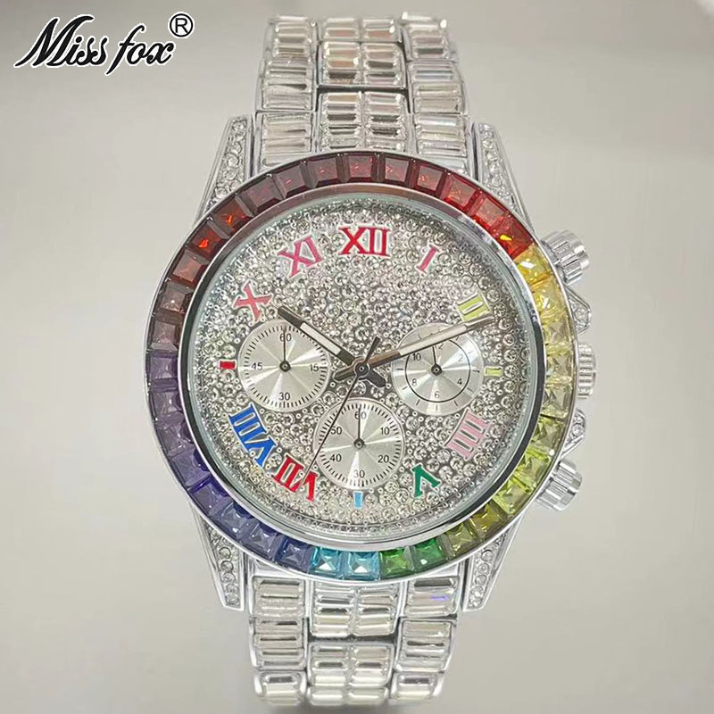 Missfox Luxus gefrorene Uhr fü – Luxury Watch Name Bewertung und Preis