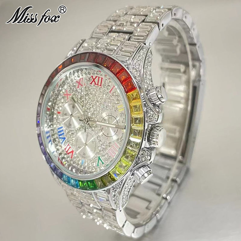 Missfox Luxus gefrorene Uhr fü – Luxury Watch Name Bewertung und Preis