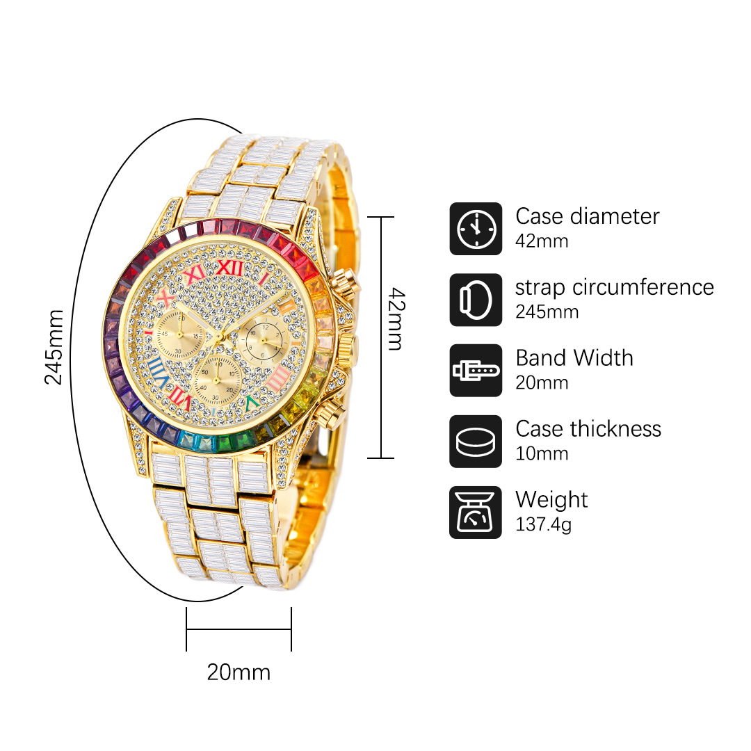 Missfox Luxus gefrorene Uhr fü – Luxury Watch Name Bewertung und Preis