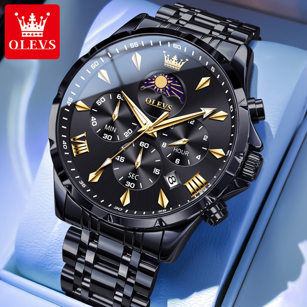OLEVS 3653 Marken-Mondphasen-K – Luxury Watch Name Bewertung und Preis