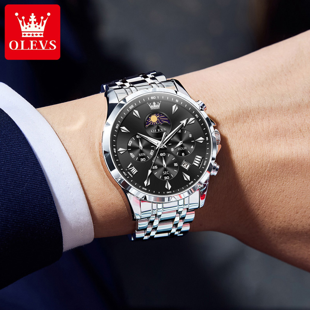 OLEVS 3653 Marken-Mondphasen-K – Luxury Watch Name Bewertung und Preis