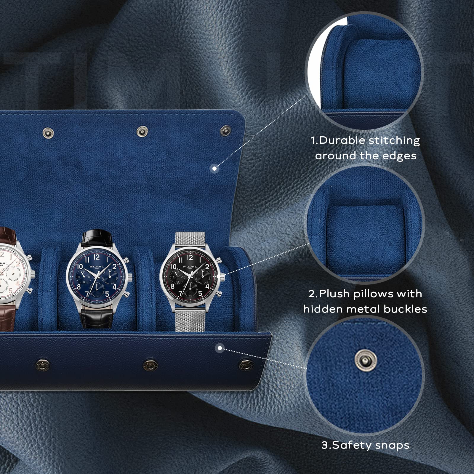 Uhren-Reiseetui - Uhrenrolle - – Luxury Watch Travel Case Bewertung und Preis