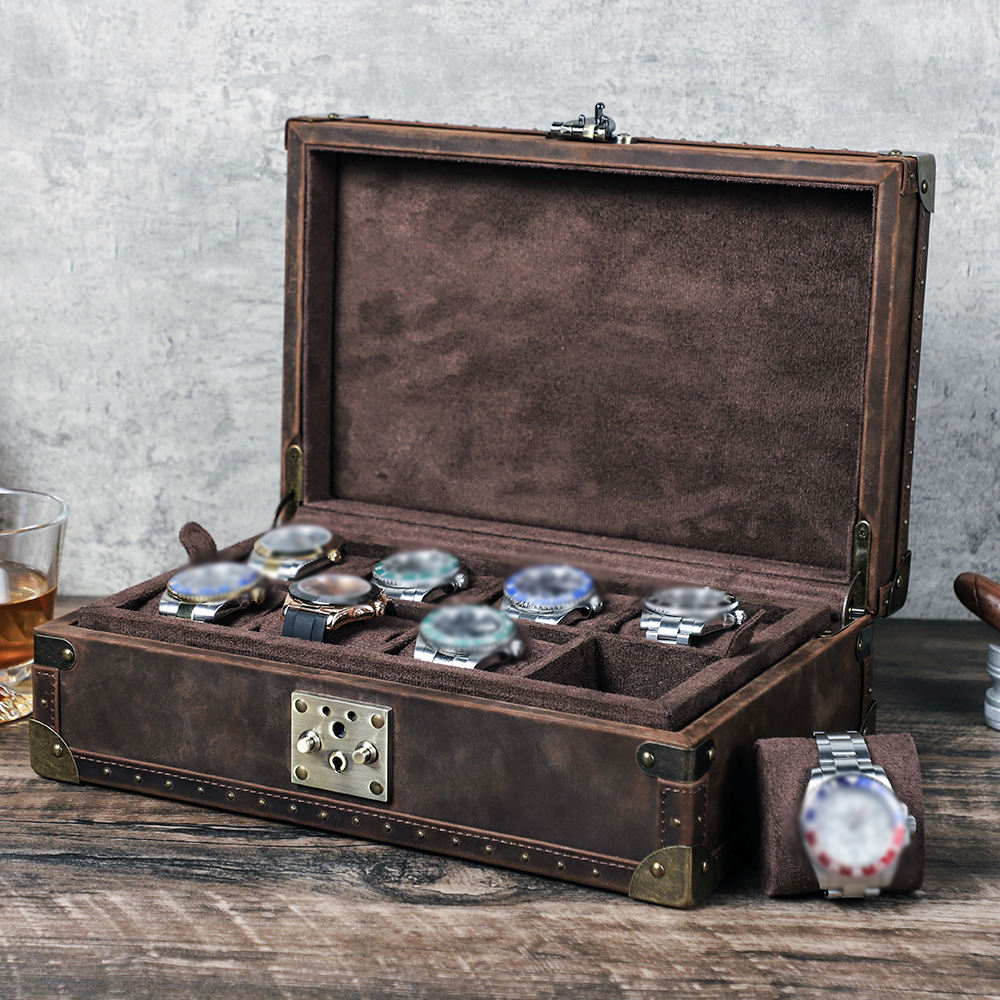CONTACT'S FAMILY 8 Leder Maßge – Luxury Watch Travel Case Bewertung und Preis