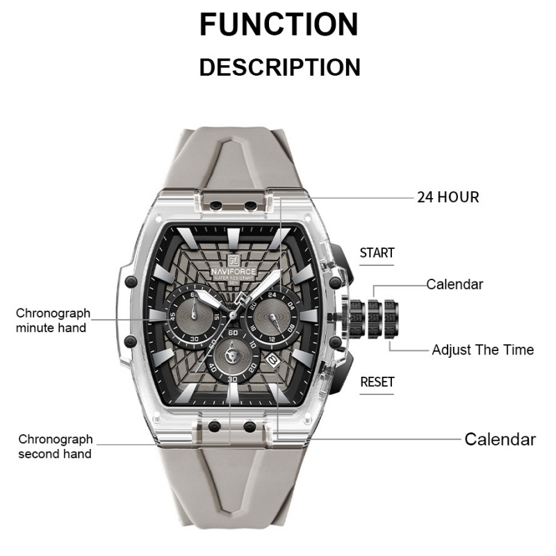 NF6113 NAVIFORCE Herren Multif – Minute Repeater Watch Bewertung und Preis