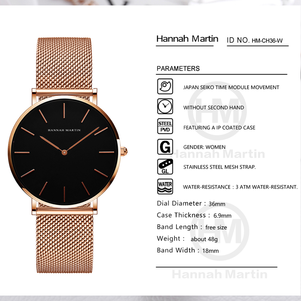 Hannah Martin Top Marke Luxus  – Luxury Watch Brand For Women Bewertung und Preis