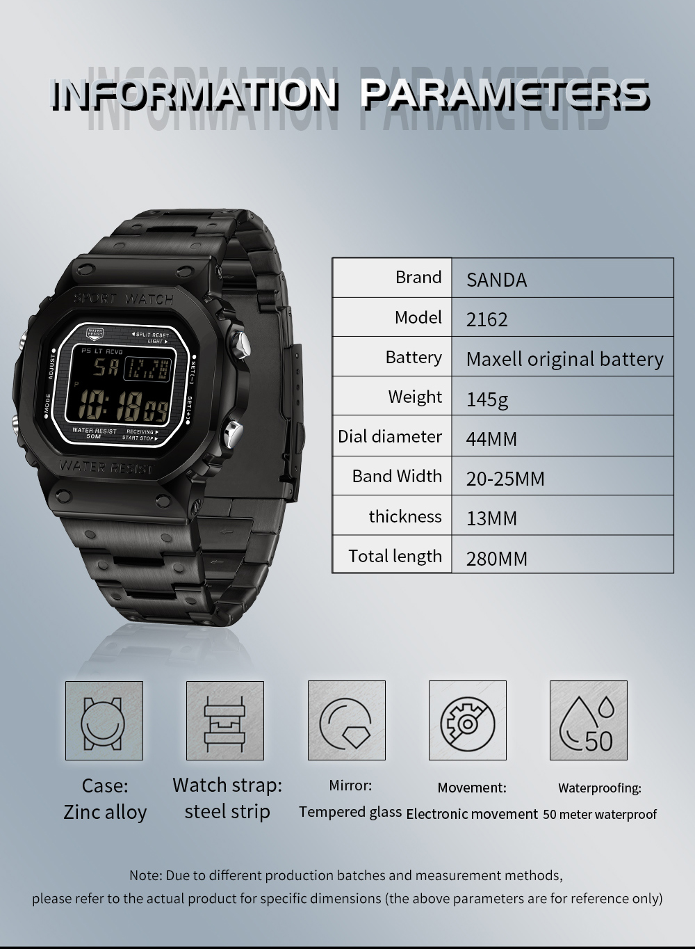 SANDA 2162 Elektronische Digit – Minute Repeater Watch Bewertung und Preis