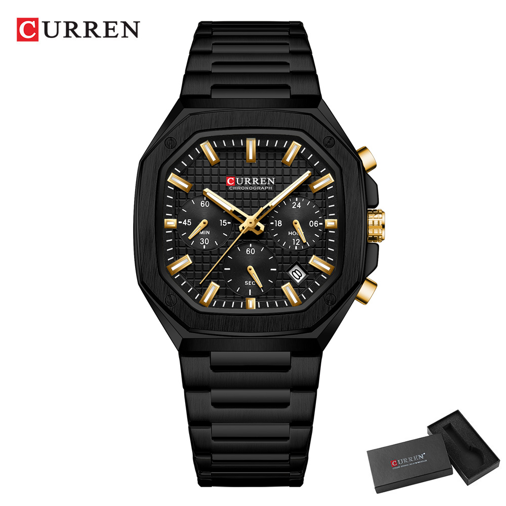 CURREN Luxuriöse quadratische  – Luxury Watch Hand Bewertung und Preis