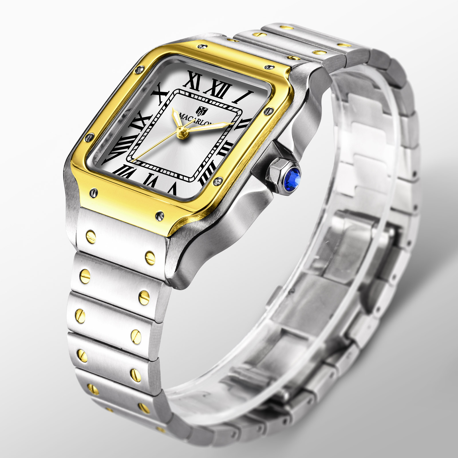 MACARLON Quadratische Herren-A – Luxury Watch In China Bewertung und Preis