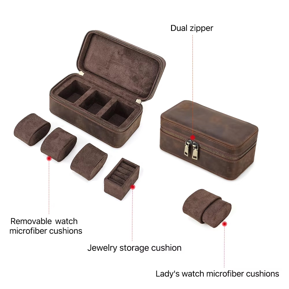 10/8/3/2 Fächer Luxuriöse Echt – Luxury Watch Travel Case Bewertung und Preis