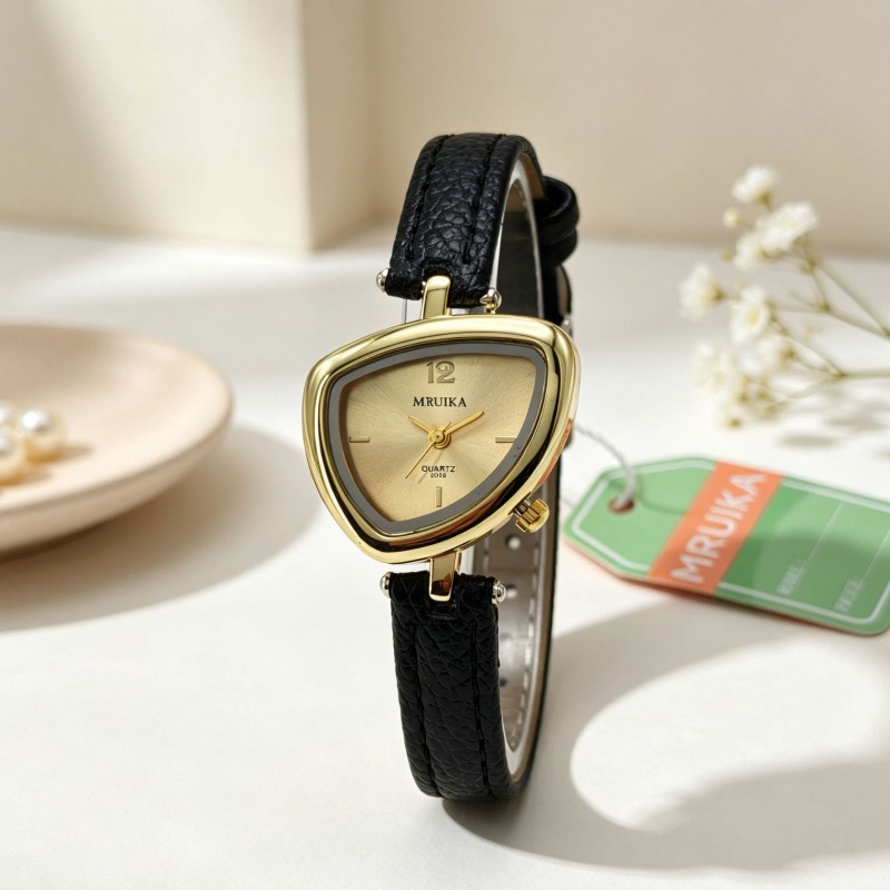 Modische Damenuhr mit Unregelm – Watch Triangle Luxury Bewertung und Preis