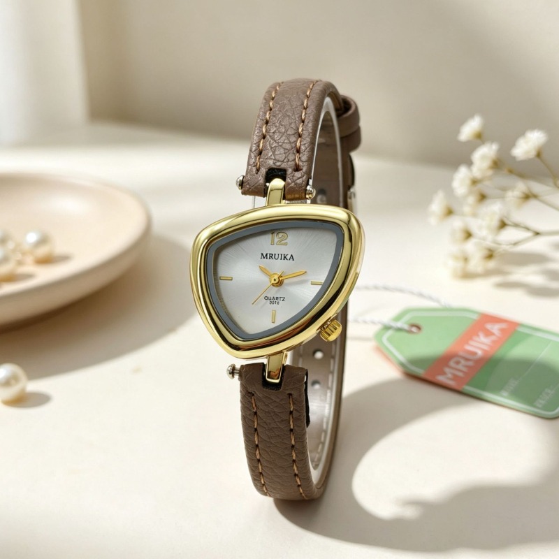 Modische Damenuhr mit Unregelm – Watch Triangle Luxury Bewertung und Preis